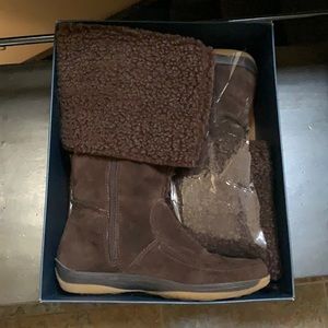 SOLD Nine West shearling boots adjustable warm boots(sales pending)